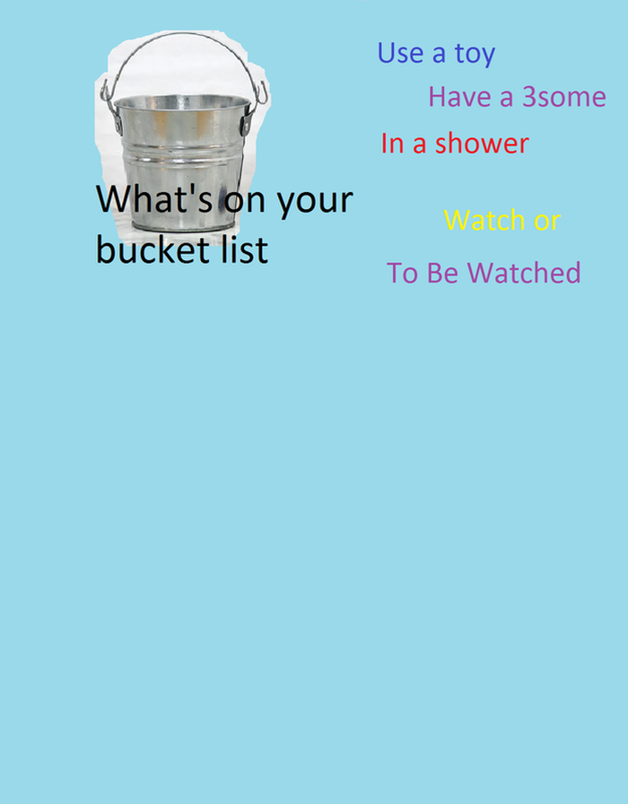 Sexual Bucket List