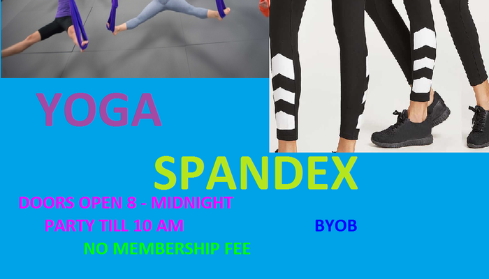 Yoga spandex pants party night